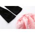 Women Fashion Dress Sexy Off Shoulder High Waist Puff Sleeves Bodycon Skirt Sleeveless Solid Color Slim Fit Short Skirt black M