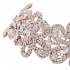 Women Fashion Jewelry Full Rhinestone Flower Choker Necklace Charming Clavicle Chain