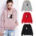 Women Fashion Loose Hooded Pullover Casual Long Sleeve Shirt Sweatshirt Hoodies Top red XL