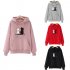 Women Fashion Loose Hooded Pullover Casual Long Sleeve Shirt Sweatshirt Hoodies Top red XL