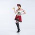Women Fashion Oktoberfest Festival Costumes Beer Festival Stage Cosplay Suit Long  XL