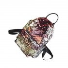 Women Fashion Sequin Backpack Pure Color Casual Street Backpack