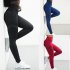 Women Fashion Simple High Waist Sports Yoga Pants Leggings