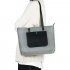 Women Fashion Single  Shoulder  Bag Simple Casual Large capacity Drone Storage Bag Brown   silk scarf