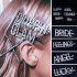 Women Girls Hair Clips Fashion Letter Crystal Hair Accessories Rose Gold HIGH