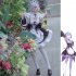 Women Halloween Cosplay Costume Maid Outfit white L