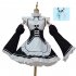 Women Halloween Cosplay Costume Maid Outfit white L