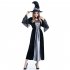 Women Halloween Stage Costume Horror Witch Cosplay Nightclub Theme Party Clothing gray One size