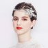 Women Handmade Headwear Bridal Pearls Rhinestones Floral Headbands