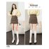 Women High Waist Bodycon Short Skirt Sexy Lace up Drawstring Simple Elegant Solid Color A line Skirt coffee color L