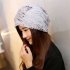 Women Hollow Lace Flower Slouchy Beanie Hat Chemo Turban Cap2E5A