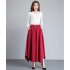 Women Irregular Cropped Pants Trendy Elegant High Waist Large Size Casual Loose Solid Color Wide leg Pants coffee L