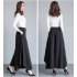 Women Irregular Cropped Pants Trendy Elegant High Waist Large Size Casual Loose Solid Color Wide leg Pants red 4XL