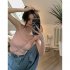 Women Knitted Tank Tops Summer U neck Slim Fit Crop Tops Sexy Slim Fit Simple Solid Color Sleeveless Shirt White L