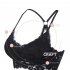 Women Lace Bra Underwear Sexy Cross Beautiful Back Design Unpadded Full Coverage Bra Bottom Tube Top White One size fits all