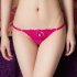 Women Lace Floral Erotic Briefs Elastic Sexy Underwear G string Thong Temptation Panties Red One size