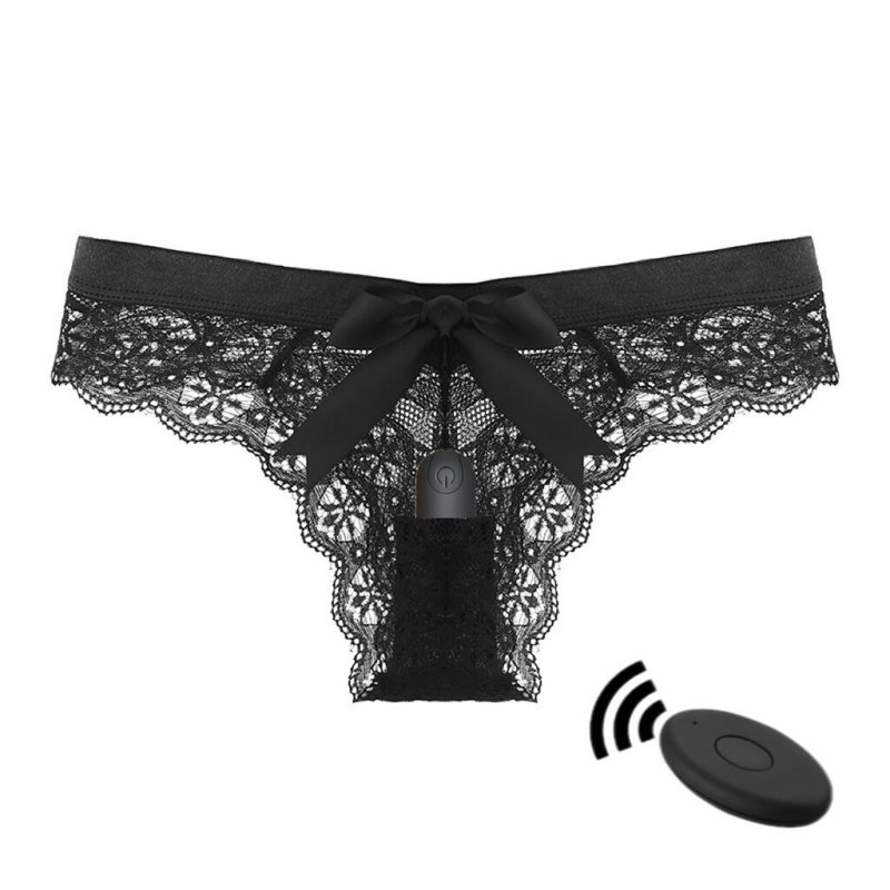 Wholesale Women Lace Underwear Panty 10 Vibration Modes Usb Charging  Wireless Remote Control Vibrator Adult Sex Toys Remote control- black  panties From China