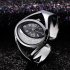 Women Ladies Fashion Silver Luxury Rhinestone Bracelet Watch Wristwatch white