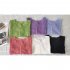 Women Long Sleeves Knitted Shirt V neck Hollow out Slim Fit Crop Tops Elegant Solid Color Drawstring Blouse Purple One size