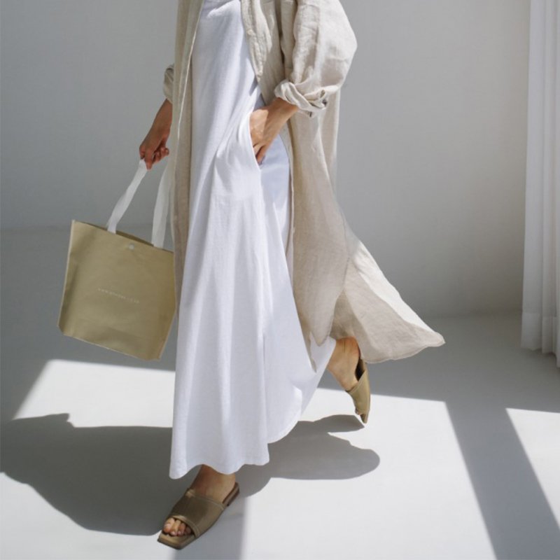 Women Long Sleeves Long Shirt Trendy Lapel Slit Cotton Linen Tops Solid Color Single Breasted Cardigan Jacket apricot XL
