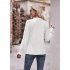 Women Long Sleeves Shirt V Neck Casual Solid Color Loose Blouse Elegant Hollow out Pullover Tunic Tops grass green S