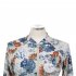 Women Long Sleeves Swimsuit Elegant Printing Sunscreen Quick drying One piece Swimwear For Hot Spring 2103 suits L