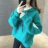 Women Loose Thickening Fleece Lined Casual Sport Hooded Pullover for Autumn Winter   yellow XL