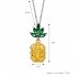 Women Lovely Cartoon Pineapple Shape Earring Necklace Elegant Fashion Jewelry