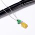 Women Lovely Cartoon Pineapple Shape Earring Necklace Elegant Fashion Jewelry