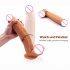 Women Manual Super Long Dildos  Penis With Powerful Suction Cup Base For Hands free Play Simulated Adult Supplies Erotic Sex Toys Brown