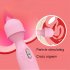 Women Massager Portable Mini Size AV Vibrator 10 Frequency Conversion Massage Stick Battery model pink