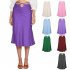 Women Maxi Skirt Wrap Pencil Zipper Long Skirts Slim Fit Solid Color Lace up Bodycon A line Skirt Purple M
