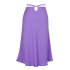 Women Maxi Skirt Wrap Pencil Zipper Long Skirts Slim Fit Solid Color Lace up Bodycon A line Skirt Purple M