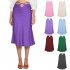 Women Maxi Skirt Wrap Pencil Zipper Long Skirts Slim Fit Solid Color Lace up Bodycon A line Skirt Purple M