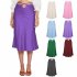 Women Maxi Skirt Wrap Pencil Zipper Long Skirts Slim Fit Solid Color Lace up Bodycon A line Skirt Purple M
