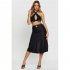 Women Maxi Skirt Wrap Pencil Zipper Long Skirts Slim Fit Solid Color Lace up Bodycon A line Skirt Purple M