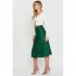 Women Maxi Skirt Wrap Pencil Zipper Long Skirts Slim Fit Solid Color Lace up Bodycon A line Skirt wine red M