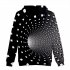 Women Men 3D Digital Printing Long Sleeved Hooded Casual Sweater for Campus A style L