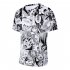 Women Men Ahegao Anime Summer Loose 3D Printing Short Sleeve T shirt C style XXL
