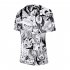 Women Men Ahegao Anime Summer Loose 3D Printing Short Sleeve T shirt C style XXL