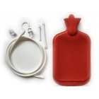 Enema Kit with Rubber Hot <span style='color:#F7840C'>Water</span> Bag