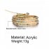 Women Men Retro Geometric Bead Colored Braided Multilayer Bracelet A05 02 38
