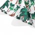 Women Men Summer Short Sleeve Floral Shirt Comfortable Button Up Lapel Collar Retro Loose Casual Tops H803 3XL