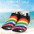 Women Men Water Shoes Diving Socks Non slip Sneaker Socks Flat Shoe for Summer Outdoor Swimming Surfing Flamingo M