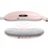 Women Menstrual Heating Pad 4 Level 1800mah Large capacity Battery No Noise Uterus Cold Dysmenorrhea Relieving Belts Pink English book