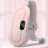 Women Menstrual Heating Pad 4 Level 1800mah Large capacity Battery No Noise Uterus Cold Dysmenorrhea Relieving Belts Pink English book