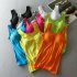 Women Modal Chest Pad Camisole Vest Without Steel Ring for Yoga Sports Fluorescent green One size