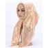 Women Muslim Silk Hijab Scarf Long Head Scarf Female Hijab Shawl Pashmina Scarf Sjaal  watermelon red 85 85cm