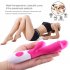 Women Mute Dildo Vibrators Dual Vibration G spot Massager Av Stick Clitoris Sex Toys Masturbator Pink