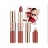 Women New 2 in 1 Waterproof Matt Lip Glaze Lipstick Pencils Beauty Makeup